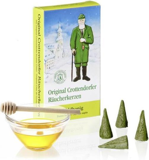 Crottendorfer 1004 - Incense cones forest honey M, 24 pieces