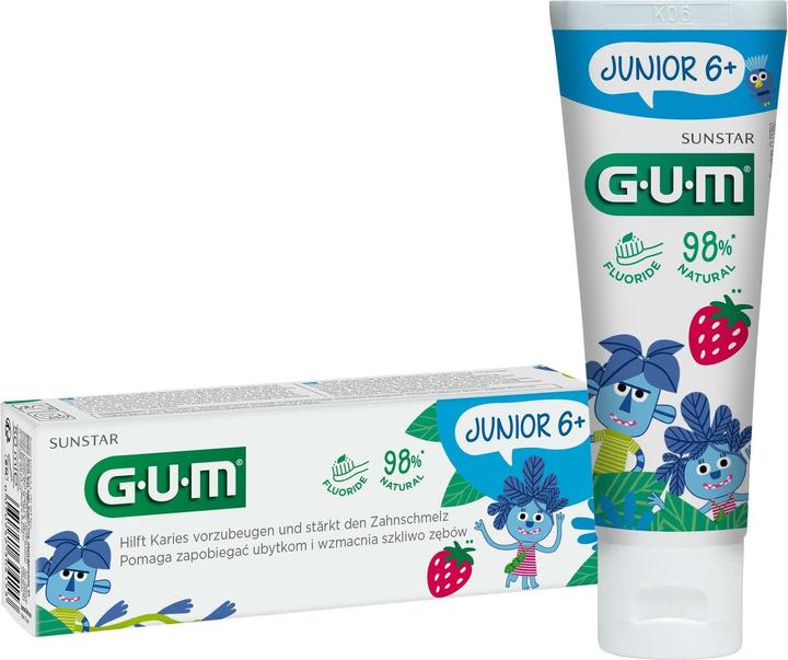 Immagine prodotto GUM SUNSTAR Junior Zahnpasta Tutti-Frutti (50 ml)