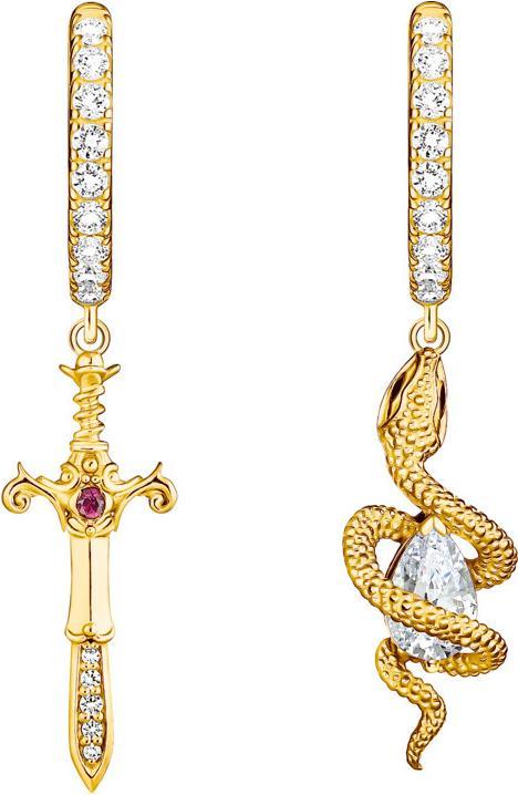 Image du produit Thomas Sabo Créoles avec pendentif Tempting Romance (Argent 925, Or jaune)