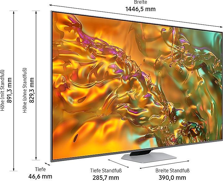 Produktbild Samsung GQ65Q80DATXZG (65", Q80D, QLED, 4K, 2024)