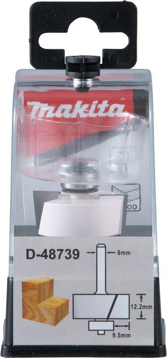 Actual product image Makita Rebate cutter with thrust bearing 2-flute