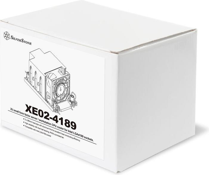 Produktbild Silverstone SST-XE02-4189 - Xenon 2U small form factor server / workstation CPU cooler for Intel LGA (65 mm)