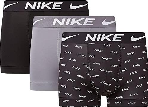 Nike Logo Print, Cool grey, Black