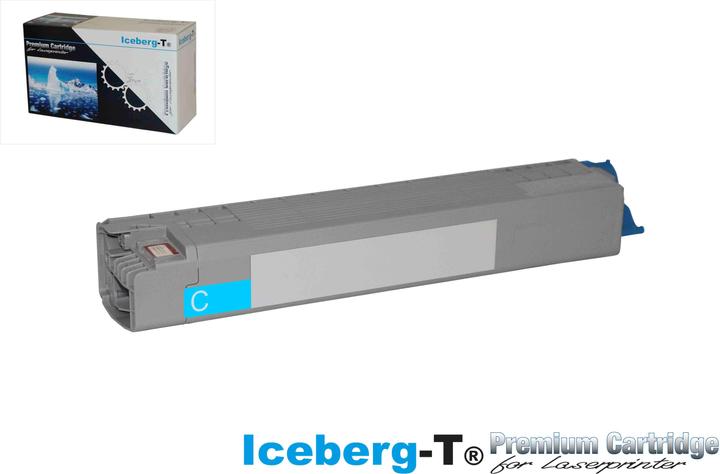 Actual product image Iceberg-T Toner OKI C823 / C833 / C843 7'000 pages, cyan (C)