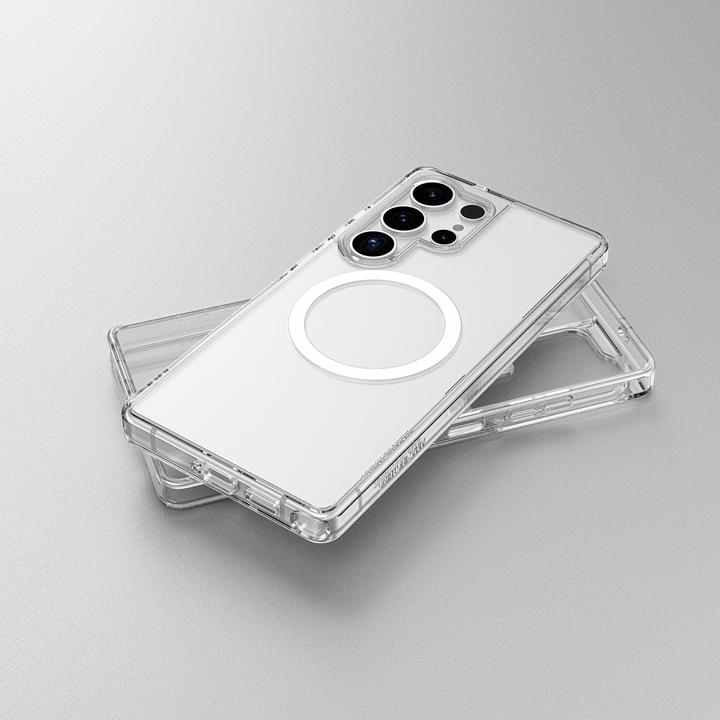 Produktbild Amazingthing Minimal Mag Case mit Magnetring für Samsung Galaxy S25 - Transparent (Samsung Galaxy S25)