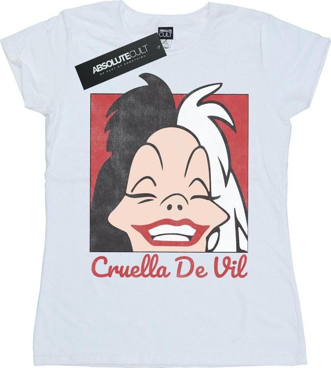 Disney Cruella De Vil Cropped Head TShirt (XXL)