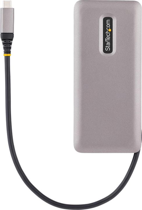 Image du produit StarTech com HB31CM4CPD3, Avec fil, USB 3.2 Gen 2 (3.1 Gen 2) Type-C, 100 W, Gris, 10 Gbit/s, Plasti (USB-A, 4 Ports)