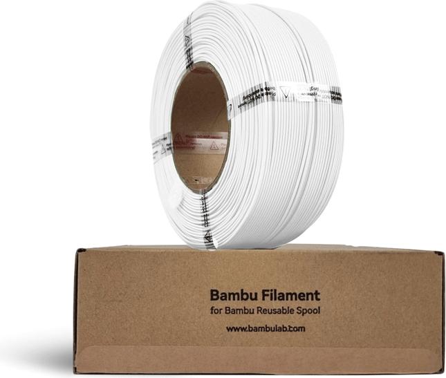 Actual product image Bambu Lab PLA Basic - Refill (PLA, 1.75 mm, 1000 g, White)