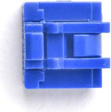 Actual product image Smart Keeper Basic RJ45 Port Blocker dark blue 100 pcs.