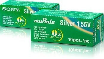 Image du produit Murata Pile bouton à l'oxyde d'argent n 393 (10 pcs, SR48, 75 mAh)