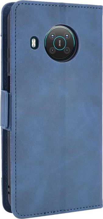 Productafbeelding Cover-Discount Nokia X20 - Hoesje met veel kaartsleuven blauw (Nokia X20)