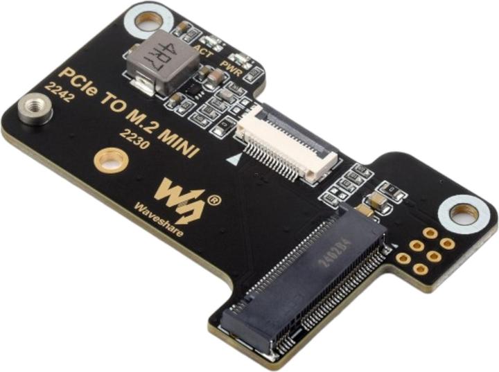 Produktbild WaveShare PCIe zu M.2 Mini SSD Adapter für Raspberry Pi5
