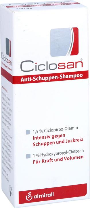 Image du produit Almirall Shampooing antipelliculaire Ciclosan, 100 ml Shampooing (100 ml, Shampoing liquide)