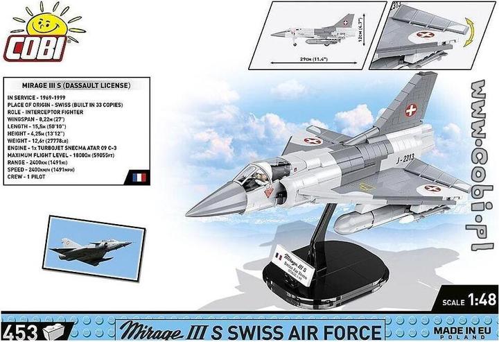 Produktbild Cobi Mirage IIIS Swiss Air Force