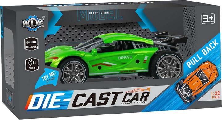 Actual product image KLX Toys Pull Back w. Sound - Green (534672)
