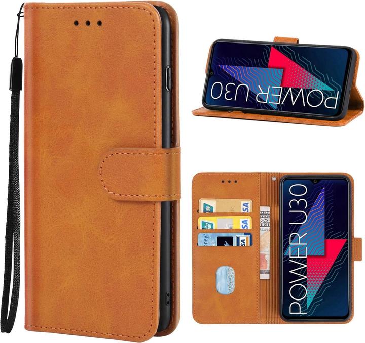 Actual product image Cover-Discount Wiko Power U30 - Leather case cover (Wiko Power U20)