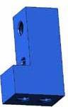 Actual product image Tamiya DT-02 Alu. Servo mount
