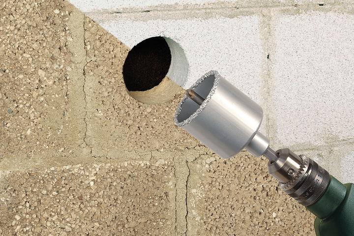 Produktbild wolfcraft wolfcraft 1 Bohrkrone HM m. Schaft u. Bohrer ø73mm (73 Millimeter)