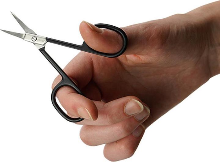 Produktbild Homey's Nagelschere schwarz, 9cm, gebogen, Box