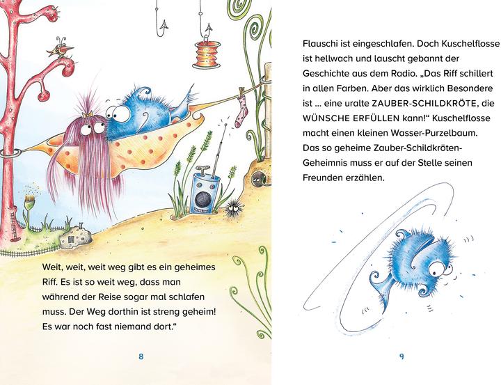 Produktbild Kuschelflosse - Abenteuer tief im Meer - Das geheimnisvolle Zauber-Riff (Deutsch, Nina Müller, 2025)