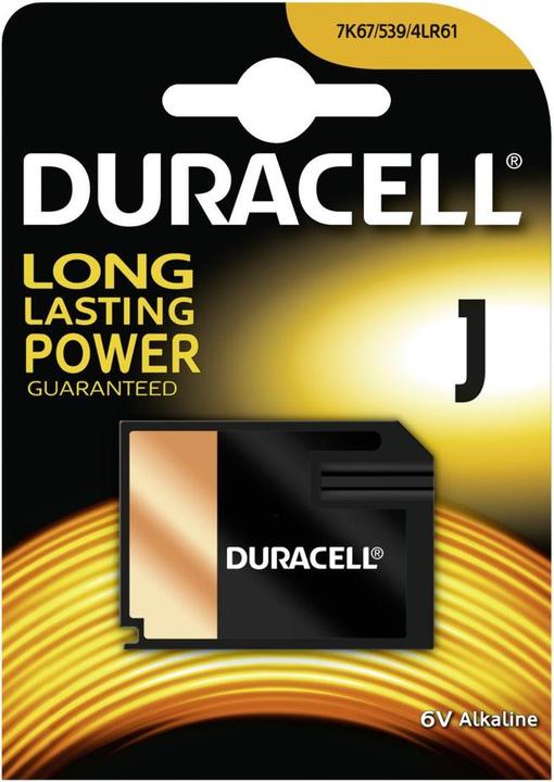 Actual product image Duracell Security (1 pcs., J, 500 mAh)