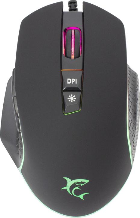 White Shark Gaming mouse Gareth Black with RGB illumination (Cable)