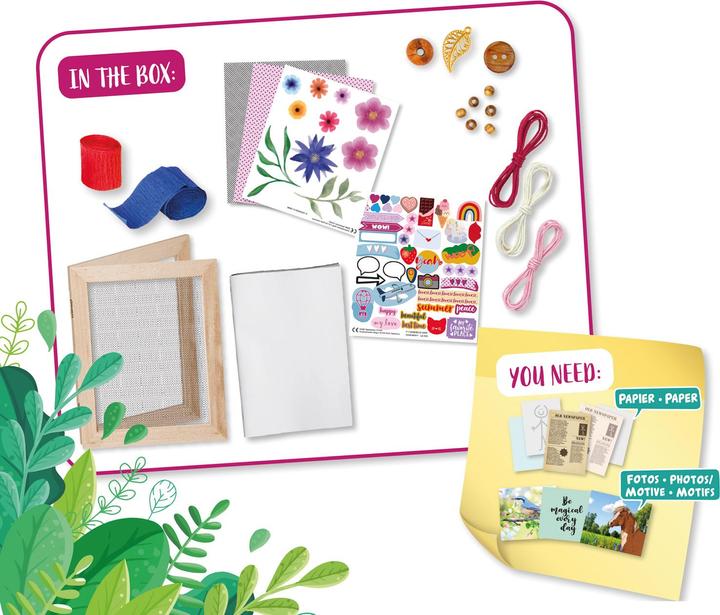 Produktbild Lena Eco Papierschöpfen, FSC RECYCLED, Faltschachtel