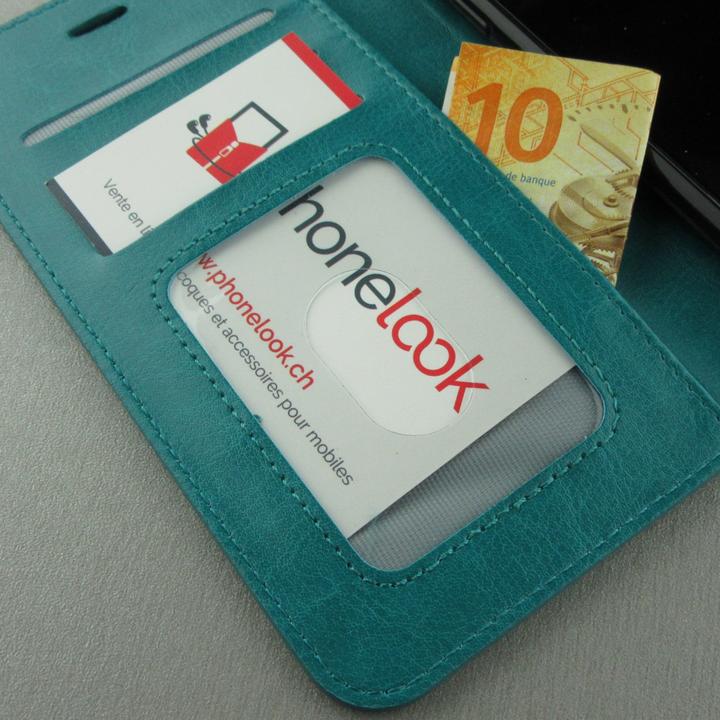 Produktbild PhoneLook Hülle Premium Flip Türkis (Apple iPhone 16)