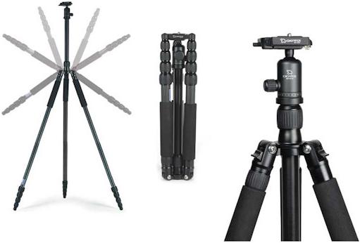 Actual product image Giottos Giotto's Vitruvian carbon tripod