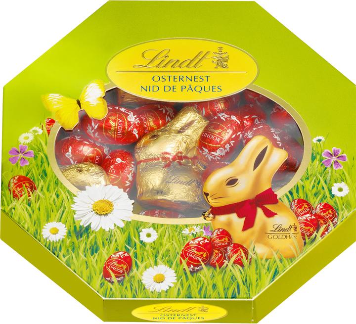 Image du produit Lindt Lapin doré & nid de lait Lindor (160 g)