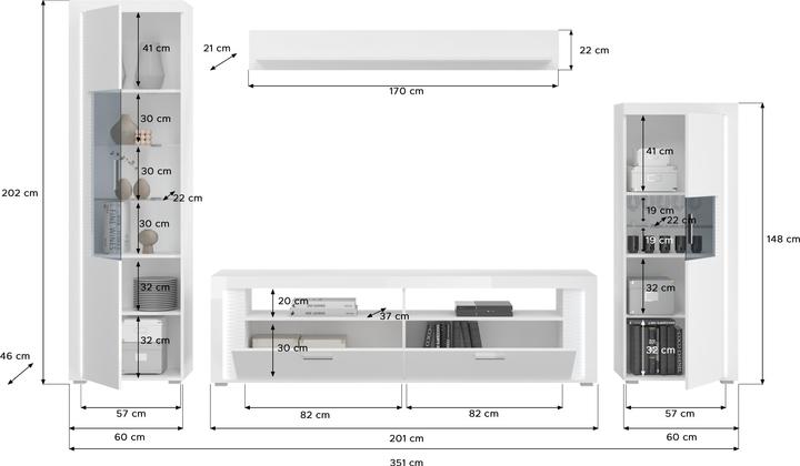 Produktbild Xonox Home Skylight (351 x 46 x 202 cm)
