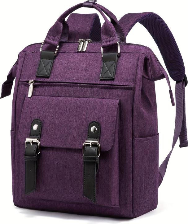 Image du produit Only-Bags.Store Petit sac à dos élégant pour ordinateur portable - Sac à dos de collège à la mode avec bretelles