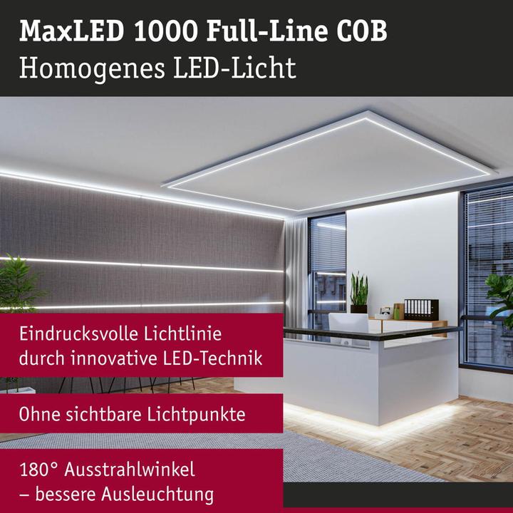 Image du produit Paulmann MaxLED 1000 Full-Line COB Stripe Set (Lumière du jour, 300 cm, Intérieur)