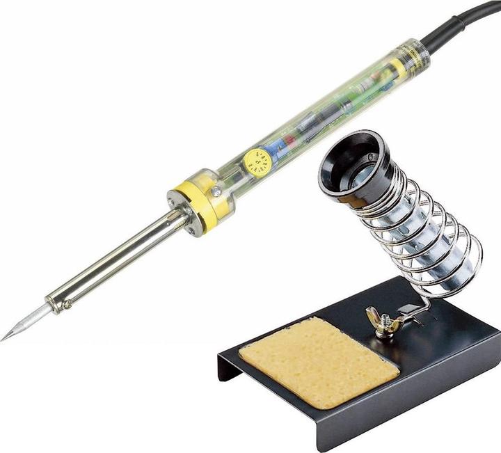 Actual product image Toolcraft Set: soldering iron 60 W + soldering iron stand ZD-10