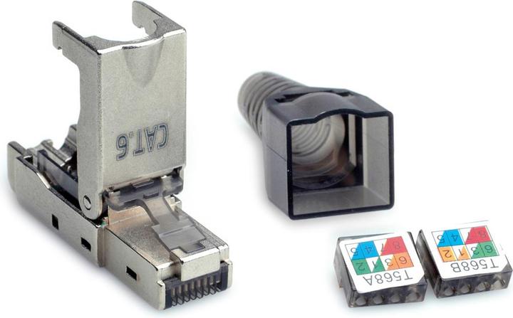 Value feldkonfektionierbarer RJ-45 Stecker Kat.6 (Class E), STP