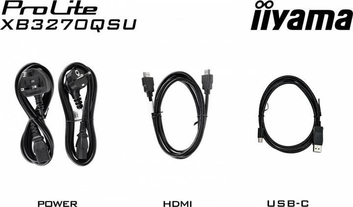 Produktbild iiyama 31.5IN IPS PANEL 2560X1440 100HZ 3MS 250CDM2 1200:1 TYPICAL (2560 x 1440 Pixel, 31.50")