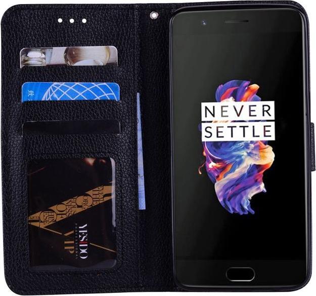 Produktbild MU Classic Lederhülle mit Litchitextur (OnePlus 5)