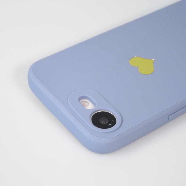 Actual product image PhoneLook Cover Silicone Mat Heart gold (Apple iPhone 16e)