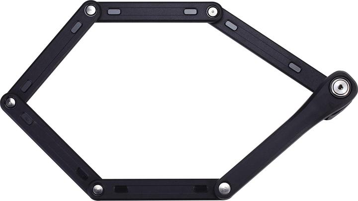Actual product image BBB SecureFold folding lock with holder black (0.80 cm)
