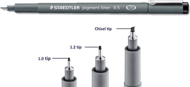 Image du produit Staedtler Fineliner Pigment liner 308 Largeur de trait : 2 mm Couleur de l'encre : noir (Noir, 1 x)