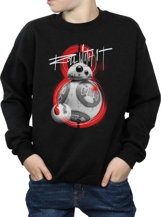 Produktbild Star Wars The Last Jedi BB8 Roll With It Sweatshirt Jungen (140, 146)