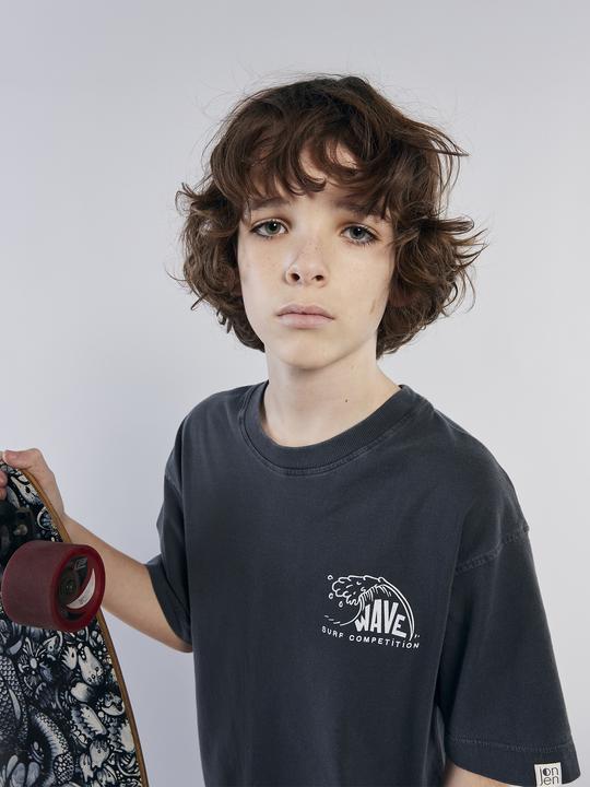 Immagine prodotto Jonen Camicia oversize da ragazzo con stampe e cotone riciclato (128)