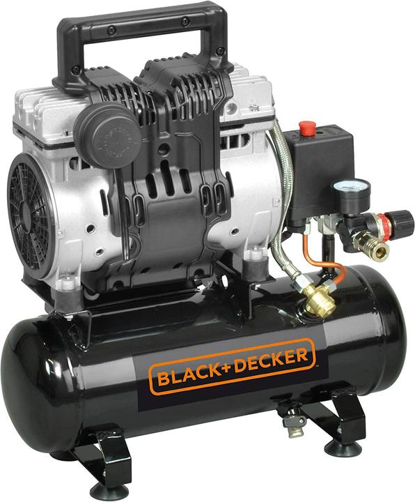 Produktbild Black & Decker BLACK&DECKER SPRĘŻARKA BEZOLEJ. 6L /1KM/ 8BAR /0,75KW / BARDZO CICHY (8 Bar, 6 l)