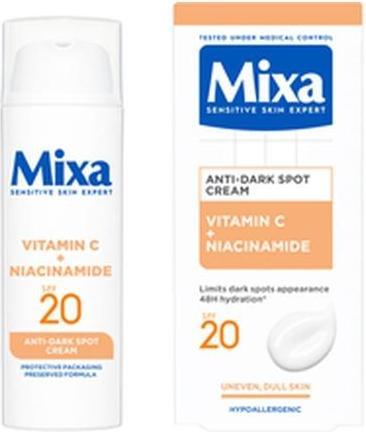Actual product image Mixa Vitamin C + Niacinamide (50 ml, Day cream, SPF 20)