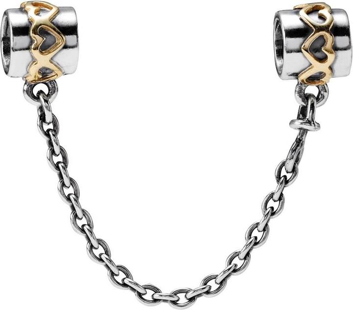 Pandora Komfortkette Herzen (Silber, Gold)