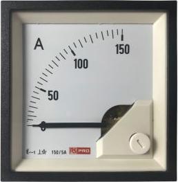 Produktbild Rs Pro Amperemeter 150 (Scle) A, 150/5 (CT) A, 5 (Input) A AC Dreheisen, 68mm x 68mm T. 54 (<30 A) m