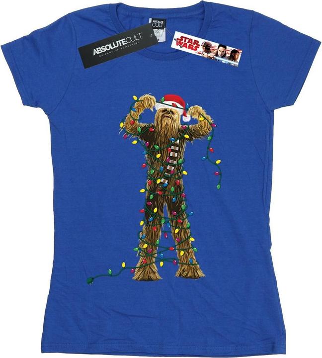 Star Wars Chewbacca Christmas Lights TShirt (M)