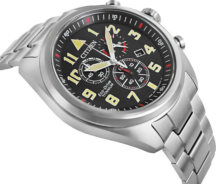 Immagine prodotto Citizen AT2480-81E Cronografo Eco-Drive Super Titanio 43 mm (Cronografo, 43 mm)