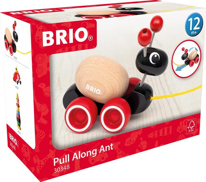 Actual product image Ravensburger BRIO - 30348 Pull-along ant| Pull-along toy for children aged 12 months and over