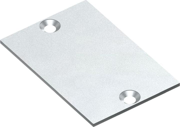 Actual product image Elbro End plate for cable duct, aluminium, 60×40mm, with screws